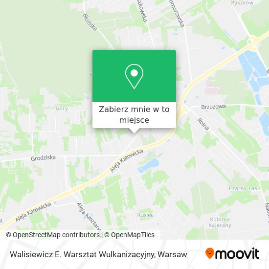 Mapa Walisiewicz E. Warsztat Wulkanizacyjny