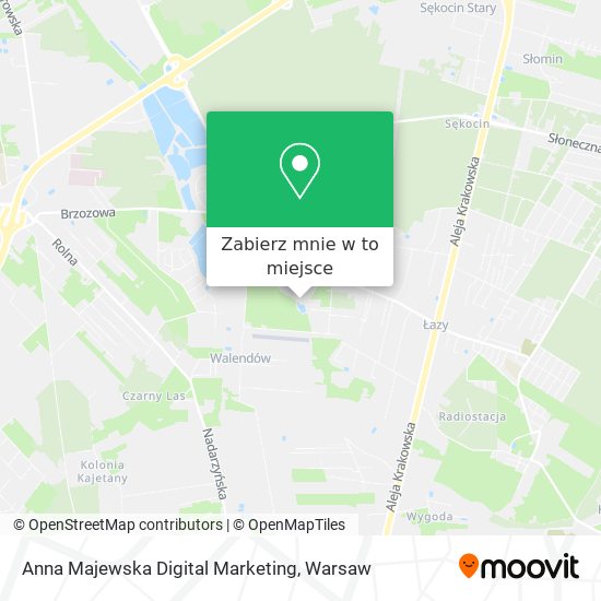 Mapa Anna Majewska Digital Marketing