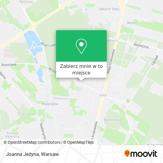 Mapa Joanna Jeżyna