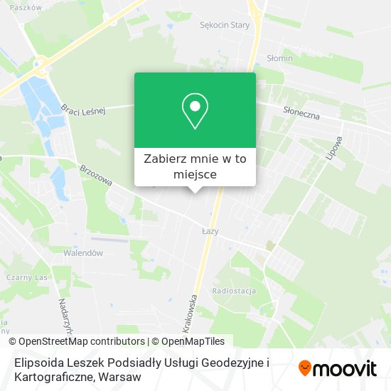 Mapa Elipsoida Leszek Podsiadły Usługi Geodezyjne i Kartograficzne