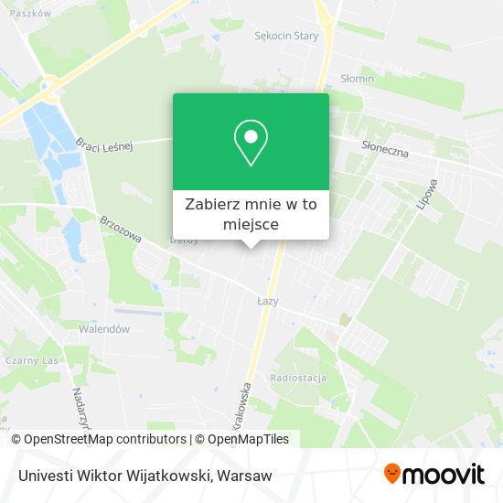 Mapa Univesti Wiktor Wijatkowski