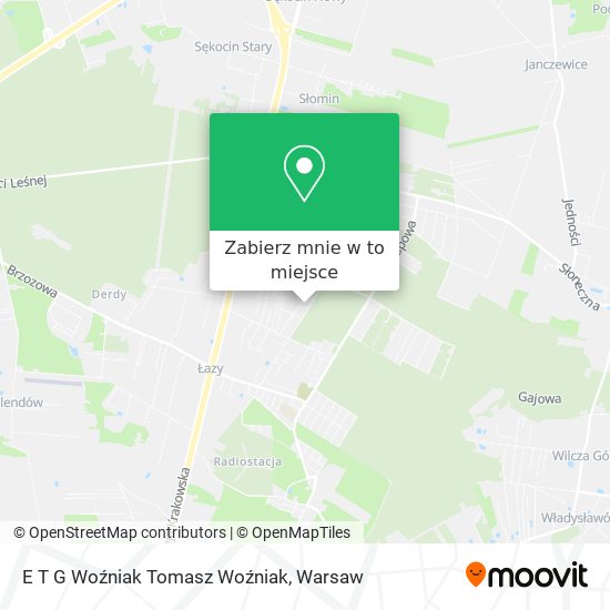 Mapa E T G Woźniak Tomasz Woźniak