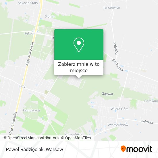 Mapa Paweł Radzięciak