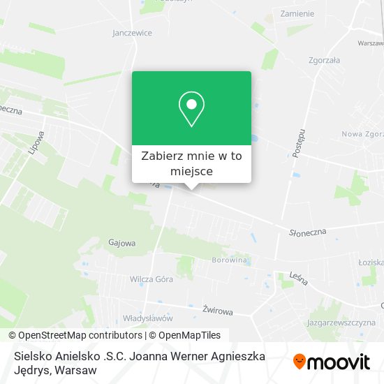 Mapa Sielsko Anielsko .S.C. Joanna Werner Agnieszka Jędrys