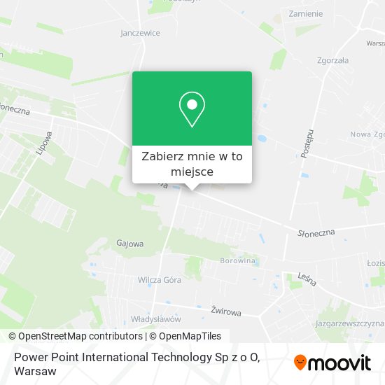 Mapa Power Point International Technology Sp z o O