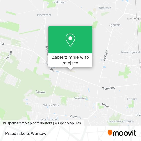 Mapa Przedszkole