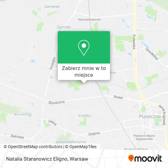 Mapa Natalia Staranowicz Eligno