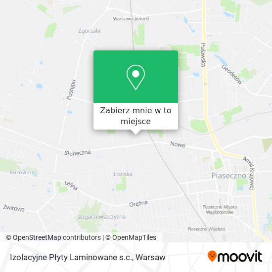 Mapa Izolacyjne Płyty Laminowane s.c.