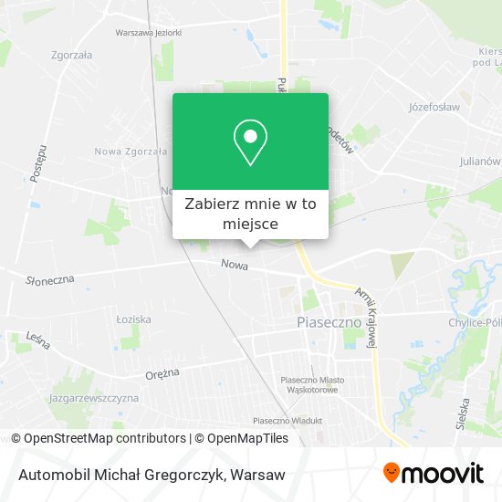 Mapa Automobil Michał Gregorczyk