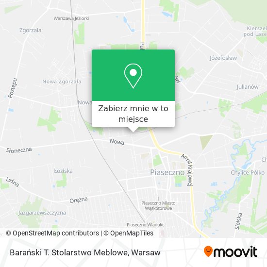 Mapa Barański T. Stolarstwo Meblowe