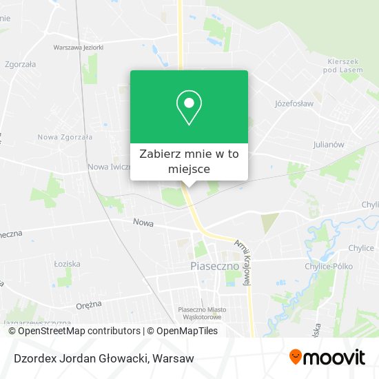 Mapa Dzordex Jordan Głowacki