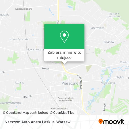 Mapa Natszym Auto Aneta Laskus