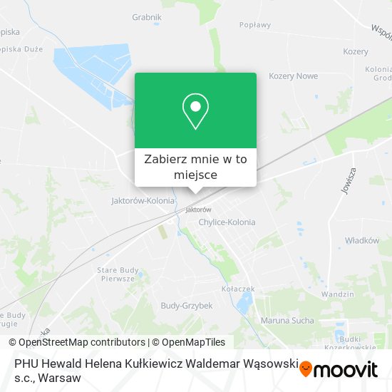 Mapa PHU Hewald Helena Kułkiewicz Waldemar Wąsowski s.c.