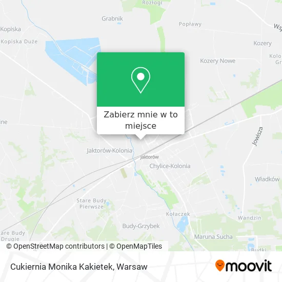 Mapa Cukiernia Monika Kakietek