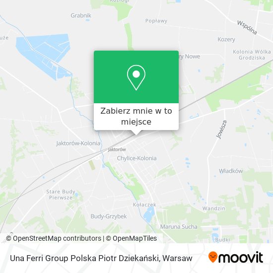 Mapa Una Ferri Group Polska Piotr Dziekański