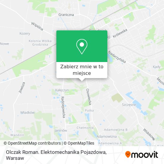 Mapa Olczak Roman. Elektomechanika Pojazdowa