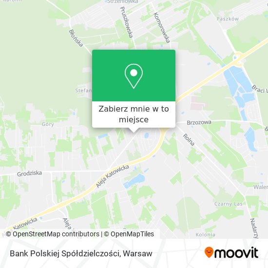 Mapa Bank Polskiej Spółdzielczości