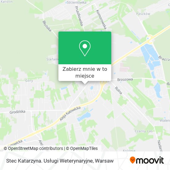 Mapa Stec Katarzyna. Usługi Weterynaryjne