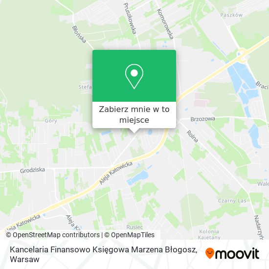 Mapa Kancelaria Finansowo Księgowa Marzena Błogosz