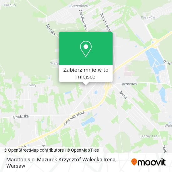 Mapa Maraton s.c. Mazurek Krzysztof Walecka Irena