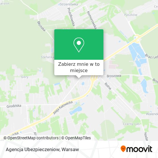 Mapa Agencja Ubezpieczeniow