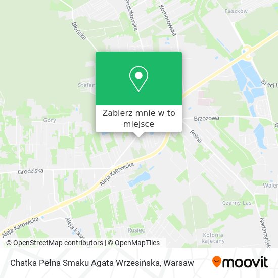 Mapa Chatka Pełna Smaku Agata Wrzesińska