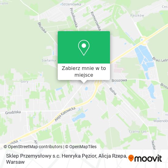 Mapa Sklep Przemysłowy s.c. Henryka Pęzior, Alicja Rzepa