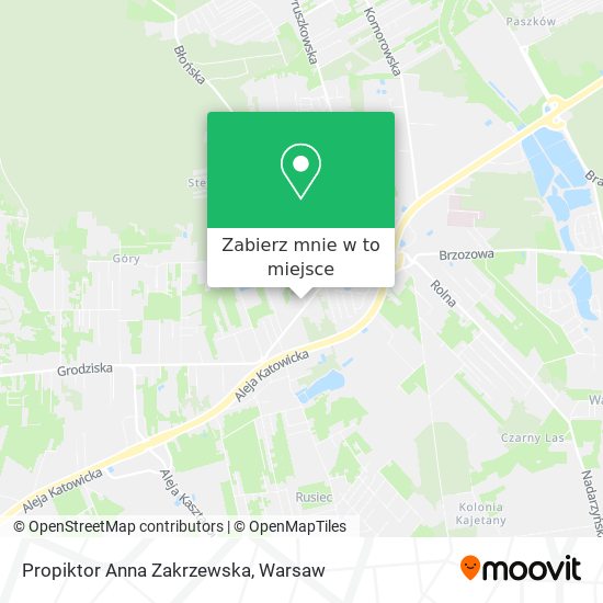 Mapa Propiktor Anna Zakrzewska