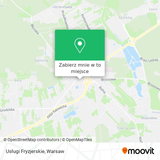 Mapa Usługi Fryzjerskie