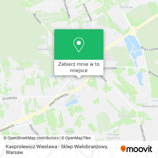 Mapa Kasprolewicz Wiesława - Sklep Wielobranżowy