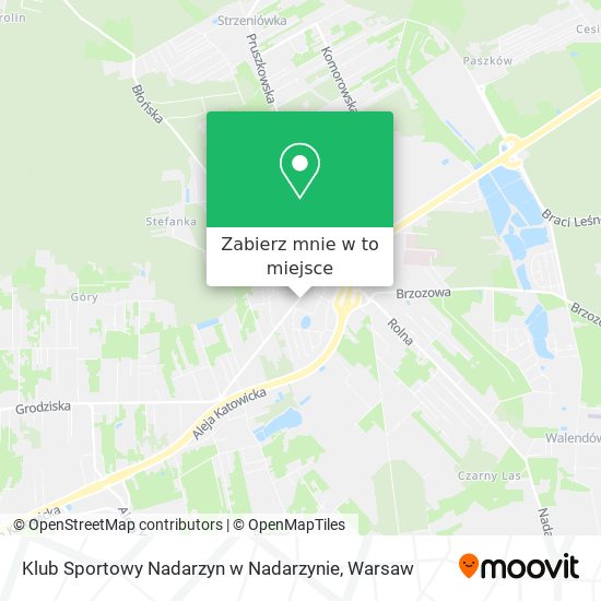 Mapa Klub Sportowy Nadarzyn w Nadarzynie