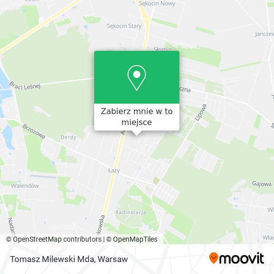 Mapa Tomasz Milewski Mda