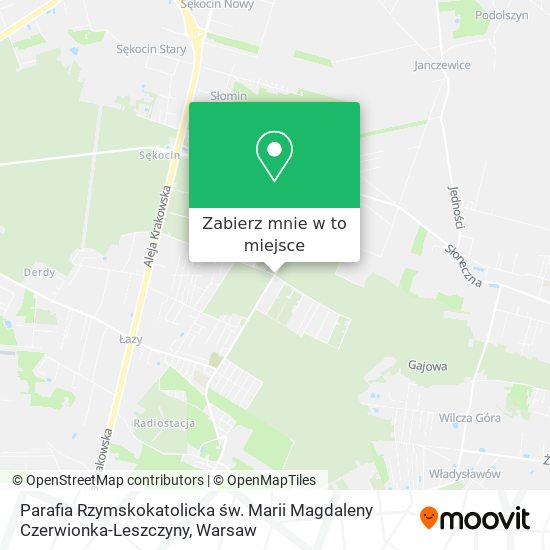 Mapa Parafia Rzymskokatolicka św. Marii Magdaleny Czerwionka-Leszczyny