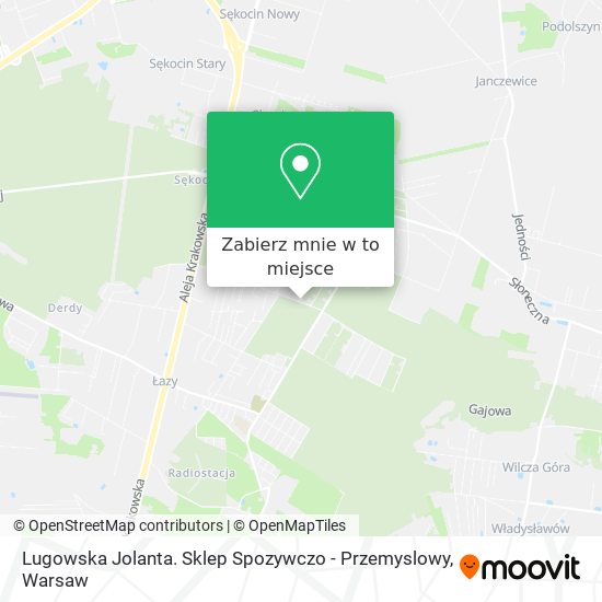 Mapa Lugowska Jolanta. Sklep Spozywczo - Przemyslowy