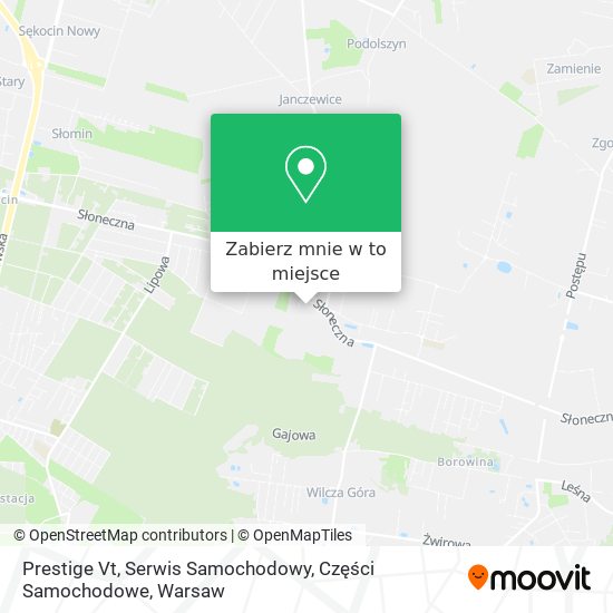 Mapa Prestige Vt, Serwis Samochodowy, Części Samochodowe