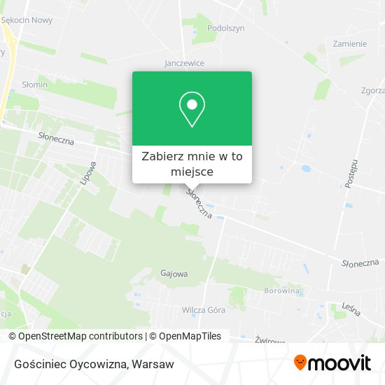 Mapa Gościniec Oycowizna