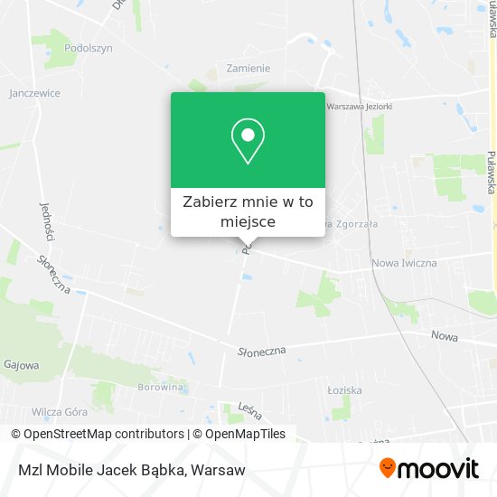 Mapa Mzl Mobile Jacek Bąbka