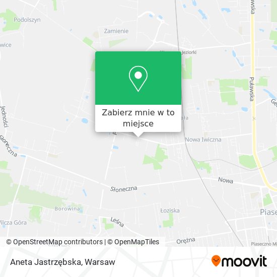 Mapa Aneta Jastrzębska