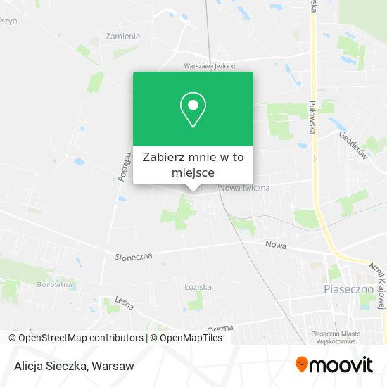 Mapa Alicja Sieczka