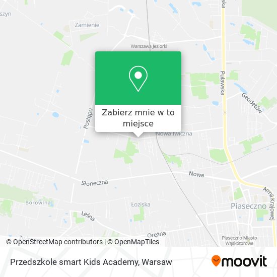 Mapa Przedszkole smart Kids Academy