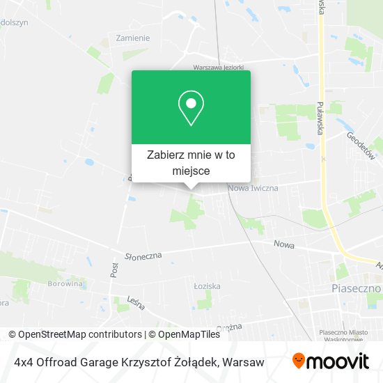 Mapa 4x4 Offroad Garage Krzysztof Żołądek