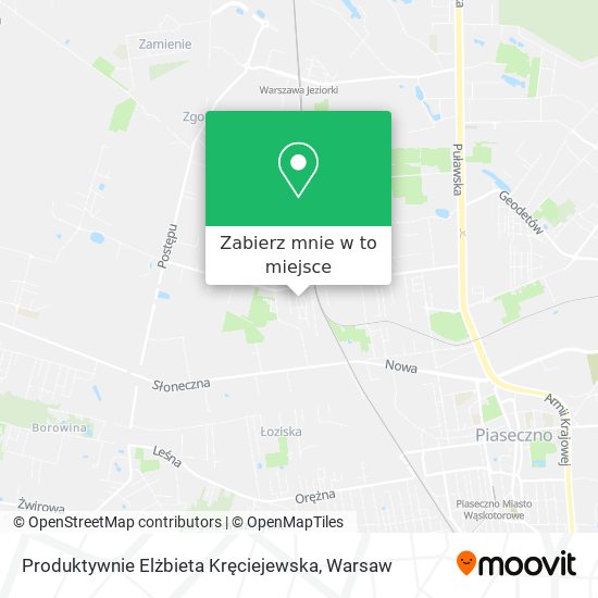 Mapa Produktywnie Elżbieta Kręciejewska