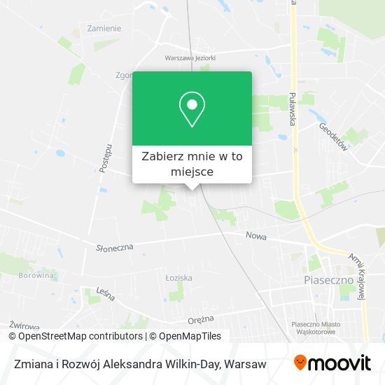 Mapa Zmiana i Rozwój Aleksandra Wilkin-Day