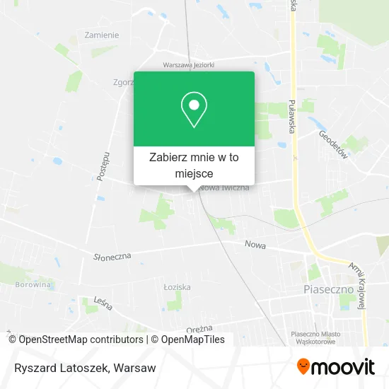 Mapa Ryszard Latoszek