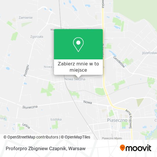 Mapa Proforpro Zbigniew Czapnik