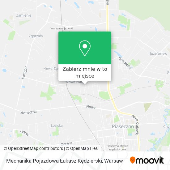 Mapa Mechanika Pojazdowa Łukasz Kędzierski