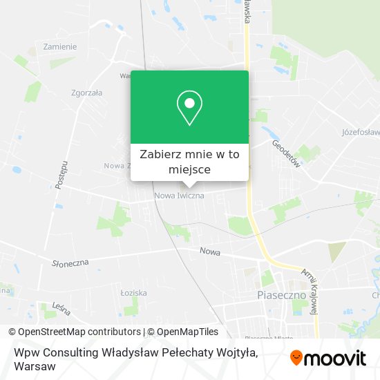 Mapa Wpw Consulting Władysław Pełechaty Wojtyła