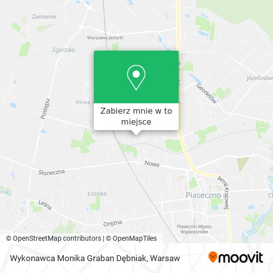 Mapa Wykonawca Monika Graban Dębniak