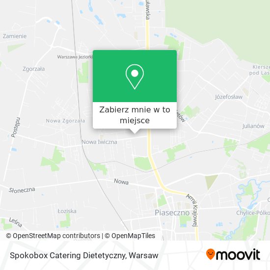 Mapa Spokobox Catering Dietetyczny