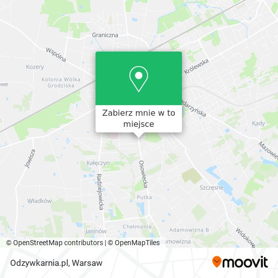 Mapa Odzywkarnia.pl